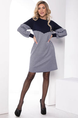 Платье Игра на контрасте (блю) П7946 - Lt collection фото 4