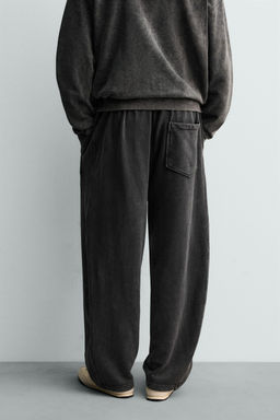 PANTAL?N JOGGER BALLOON FIT LAVADO / Antracita oscuro - Zara фото 13