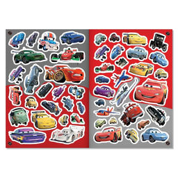 Многоразовые наклейки Ни дня без гонки, формат А4, Тачки - Disney фото 3