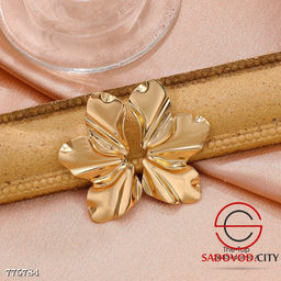 Женские серьги объёмный цветок