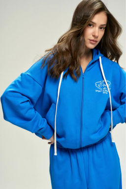 Худи ZIP Wellness Electric Blue - Erist store фото 3