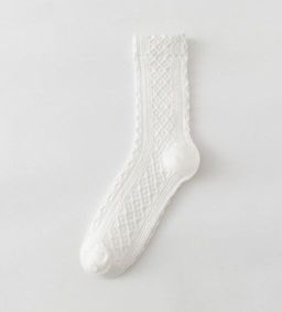 Носки р.35-40 Вязь Белые - Krumpy фото 2