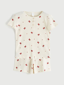 Bisiklet Yaka K?z ?ocuk Ti??rt ve ?ort