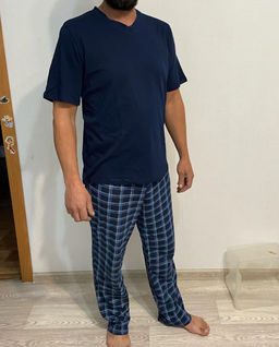 Пижама Грант_М331/темно-голубой - Ihomelux фото 2