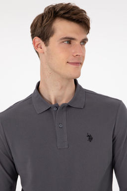 Мужской базовый свитшот антрацитового цвета Неожиданная скидка в корзине - U.s. polo assn фото 2