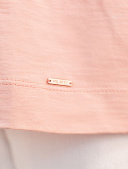 Футболка из фактурного полотна из 100% хлопка