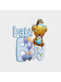 Украшение на гендер пати «Подвеска Baby Boy», 28.5×26 см, голубое