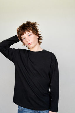 BASIC MEDIUM WEIGHT T-SHIRT - Zara фото 5
