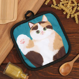 Прихватка Доляна Котики Василий 17*17 см 100% п/э