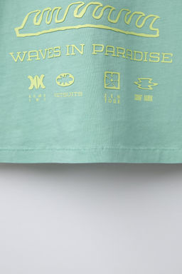 SURF PRINT T-SHIRT - Zara фото 4