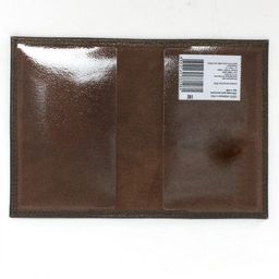 Обложка для паспорта Croco-П-400 натуральная кожа олива металлик (233) 236425  фото 2