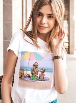 Эксклюзивная футболка Yana Pletneva упаковка плотный Zip пакет!