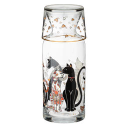 Графин с крышкой/стаканом "Парижские коты" 700мл 312-150 312-150 /АРТИ-М/