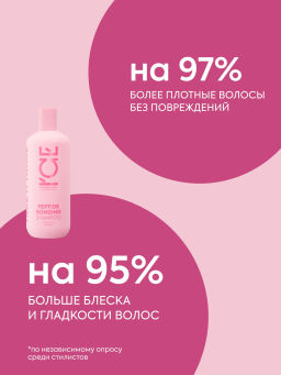 "NS" ICE Professional/ Home/ Peptide bonding/ Шампунь д/экстремально поврежд.волос 400мл