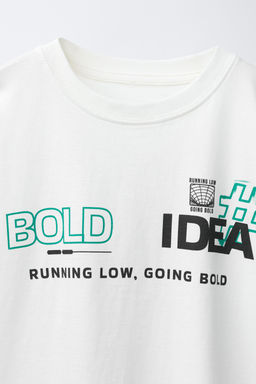 GRAFFITI SLOGAN T-SHIRT