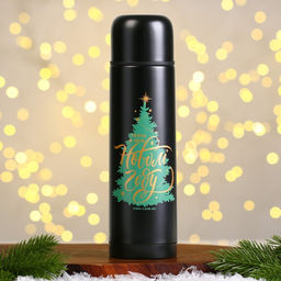 Подарочный набор новогодний «Тепла и уюта в новом году»: термос 500 мл, кружка 2 шт.