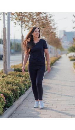 Футер 2х нитка КАЧЕСТВА ПЕНЬЕ 95% ХЛОПОК Костюм женский - Knitka wear фото 2