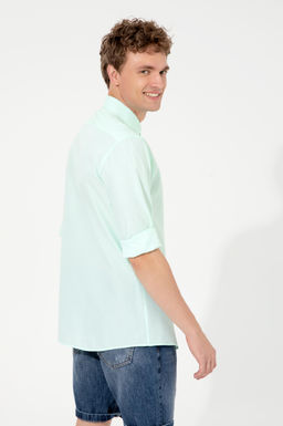 Мужская мята с длинным рубашкой скидка в корзине в корзине - U.s. polo assn фото 5