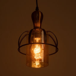 Светильник «Клауд» 1×40 Вт Е27 бронза/черный 19×19×25(125)см