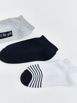 Erkek ?ocuk Patik ?orap 3l?