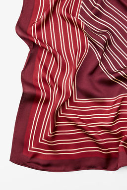STRIPED SATIN SCARF - Zara фото 4