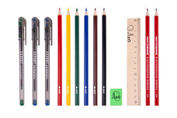 Лео Учись Набор канцелярских принадлежностей в тубусе 13 пред. LNPER-13 2 шт. ( в тубусе )