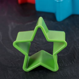 Цена за 2 шт. Формы для печенья новогодние Доляна Звезда, набор 5 шт., пластик, МИКС