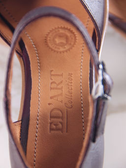 Босоножки 5032.23663be.Бордовый +коричневый