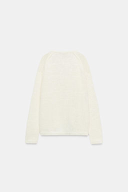 JERSEY PUNTO ESCOTE PICO / Crudo - Zara фото 8