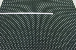 Теплый хлопок Набойка-веточки с горошком цв.т.пихтово-зеленый, ш.1.48м, хлопок-100%, 160гр/м.кв - Купава фото 4