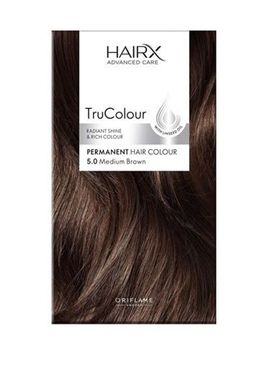 СТОЙКАЯ КРАСКА ДЛЯ ВОЛОС HAIRX TRUCOLOUR - КОРИЧНЕВЫЙ