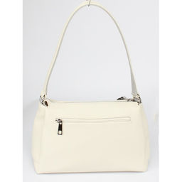 Сумка женская искусственная кожа ADEL-201/2в/ММ, 3отд, плеч/рем-стропа, бежевый/серый флотер 259202 - Adelia фото 2