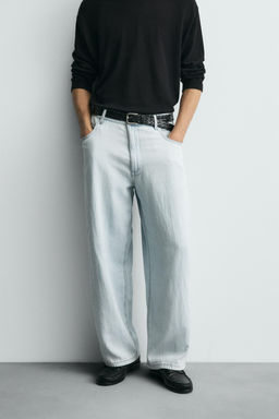 LIGHTWEIGHT LOOSE WIDE-LEG JEANS - Zara фото 11