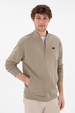 Erkek A__k Haki Sweatshirt