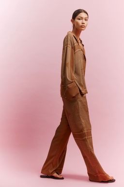 Camisa oversize de sarga - H&m фото 4