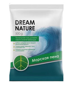 Dream Nature Соль для ванн "Морская пена" пакет 500 г. (30)