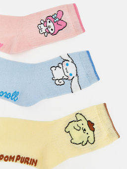 Hello Kitty Lisansl? K?z ?ocuk Soket ?orap 5li