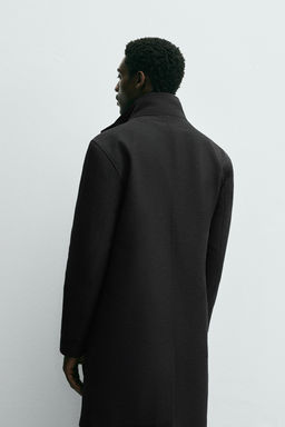 ABRIGO CUELLO DESMONTABLE / Gris - Zara фото 3
