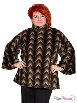 Шубка Модель №1774 размеры 44-84 - Plusmoda фото 4
