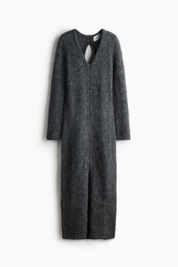 Vestido en mezcla de mohair con espalda cut-out - H&m фото 2