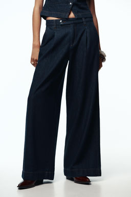Z1975 WIDE-LEG MID-WAIST JEANS - Zara фото 14