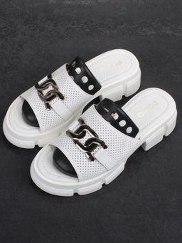 08-PEY148-1 WHITE Босоножки женские (натуральная кожа) - Фабричный китай фото 3