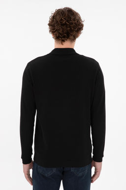 Мужской черный базовый трикотаж кардиган Неожиданная скидка в корзине - U.s. polo assn фото 5