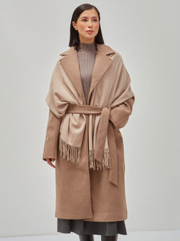 В составе шерсть ! теплый двусторонний палантин - Tantino фото 2