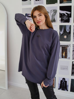 Лонгслив Basic, графит - Inzibe фото 2