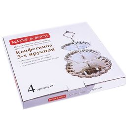 20213 Конфетница мет. 3-х ярусная MB (х20) - Mayer&boch фото 4