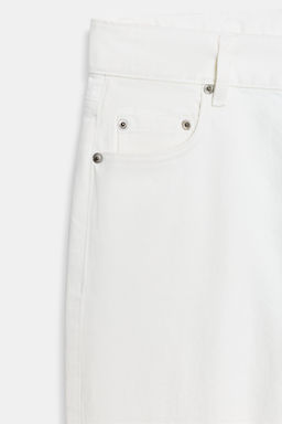 JEANS ZW COLLECTION CIGARRETE TIRO MEDIO / Blanco - Zara фото 8