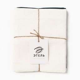 Набор полотенец кух. Этель Home collection 40х70-2шт,МИКС, 100% лён  фото 9