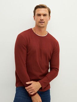 Bisiklet Yaka Uzun Kollu Erkek Ti??rt