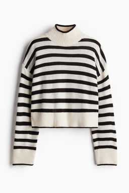 Jersey de punto fino con cuello perkins - H&m фото 9